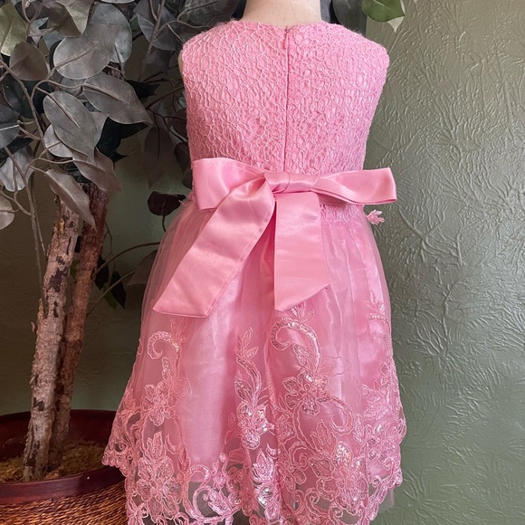 1-2t, pink party dress, keaiyouhuo - Picture 7 of 9